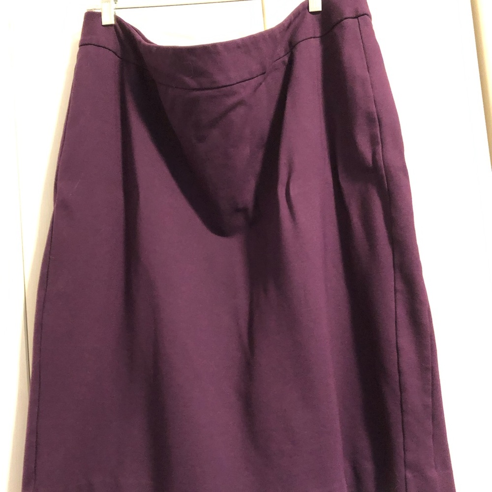 Dark Purple Pencil Skirt
